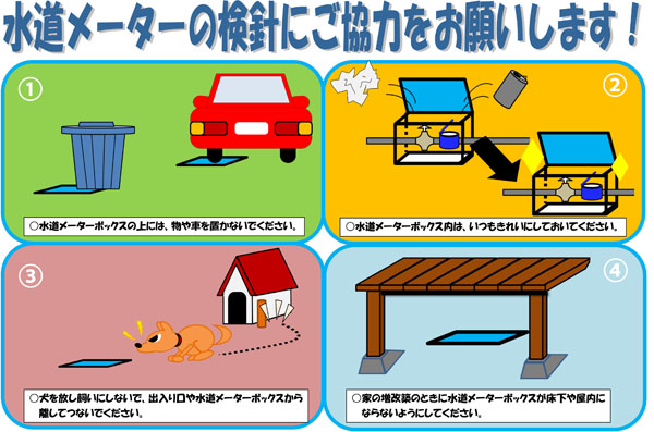 検針の際のお願い